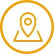 Icon of map with pin